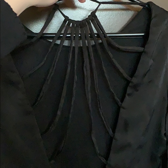 Black backless dress - Picture 2 of 3